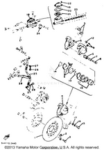 Yamaha parts diagram for 1J3-25855-01-00 - Ref #20