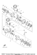 Yamaha parts diagram for 93306-20617-00 - Ref #19