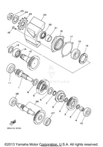 Yamaha parts diagram for 90201-252A4-00 - Ref #13