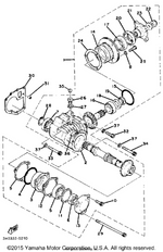 Yamaha parts diagram for 1J7-17519-10-00 - Ref #12