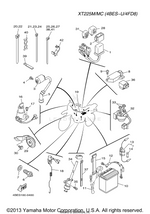 Yamaha parts diagram for 4X7-82151-00-00 - Ref #14