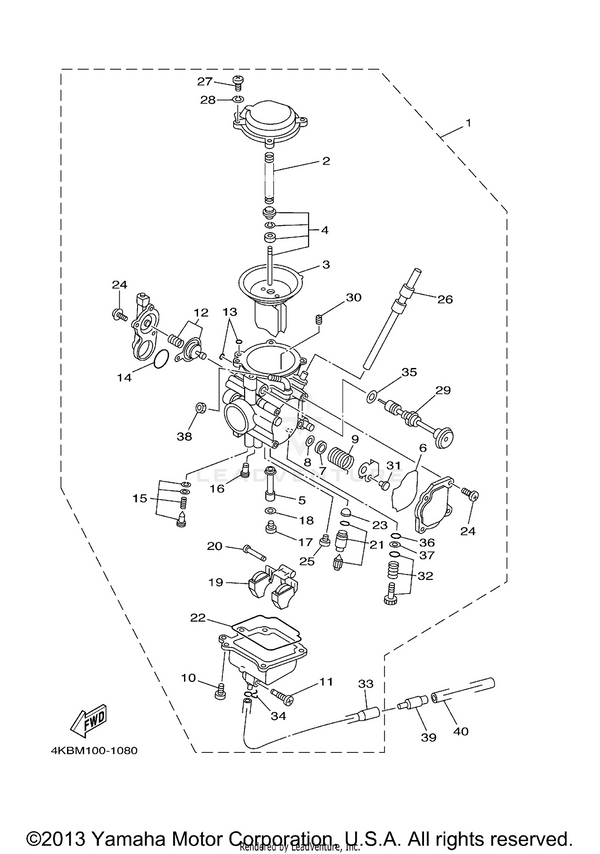 Yamaha parts diagram for 26H-1490H-00-00 - Ref #12