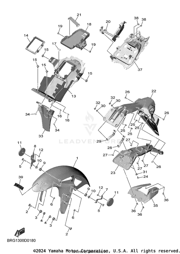 Yamaha parts diagram for 90269-06816-00 - Ref #19