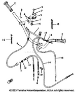 Yamaha parts diagram for 90464-60067-00 - Ref #19
