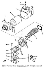 Yamaha parts diagram for 1F5-13621-02-00 - Ref #11