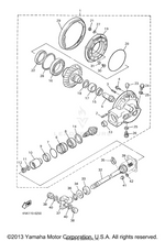 Yamaha parts diagram for 90201-231A2-00 - Ref #34