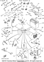 Yamaha parts diagram for 93210-57428-00 - Ref #62