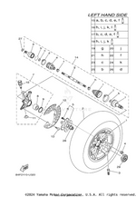 Yamaha parts diagram for 93450-22119-00 - Ref #27