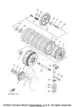 Yamaha parts diagram for 22U-16321-00-00 - Ref #10