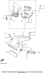 Yamaha parts diagram for 4NK-28345-00-00 - Ref #19