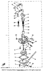 Yamaha parts diagram for 3F7-14134-00-00 - Ref #27