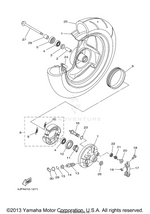 Yamaha parts diagram for 5GD-W253A-00-00 - Ref #8