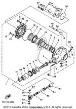 Yamaha parts diagram for 93306-30533-00 - Ref #8