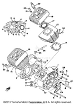 Yamaha parts diagram for 397-11351-09-00 - Ref #14