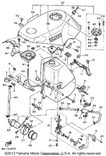 Yamaha parts diagram for 90149-06246-00 - Ref #54