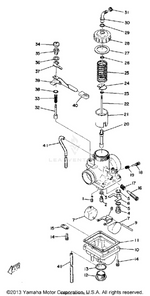 Yamaha parts diagram for 360-14112-25-00 - Ref #21