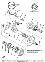 Yamaha parts diagram for 93103-40058-00