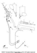 Yamaha parts diagram for 20S-26290-10-00 - Ref #17
