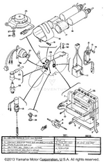 Yamaha parts diagram for 287-81911-10-00 - Ref #12