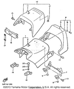 Yamaha parts diagram for 5K0-28349-50-00 - Ref #22