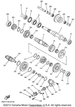 Yamaha parts diagram for 93306-20550-00 - Ref #25