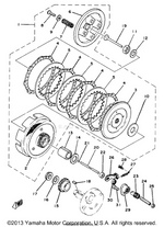 Yamaha parts diagram for 3R1-16357-00-00 - Ref #20