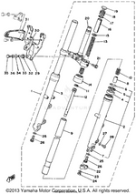 Yamaha parts diagram for 1T3-23111-50-00 - Ref #18