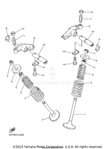 Yamaha parts diagram for 583-12156-02-00 - Ref #10
