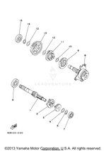 Yamaha parts diagram for 93440-16089-00 - Ref #10
