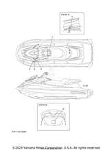 Yamaha parts diagram for F2X-U41B1-10-00 - Ref #1