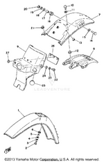 Yamaha parts diagram for 90209-09155-00 - Ref #15