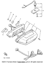 Yamaha parts diagram for 3TJ-14457-00-00 - Ref #4