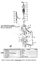 Yamaha parts diagram for 248-14175-00-00 - Ref #34