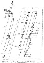 Yamaha parts diagram for 3YX-23125-00-00 - Ref #3