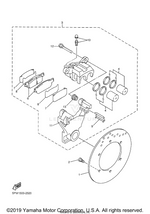 Yamaha parts diagram for 5EB-25828-00-00 - Ref #8