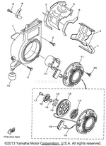 Yamaha parts diagram for 7TA-15714-00-00 - Ref #12