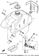 Yamaha parts diagram for 90480-18549-00 - Ref #10