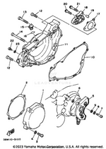 Yamaha parts diagram for 90430-06016-00 - Ref #23