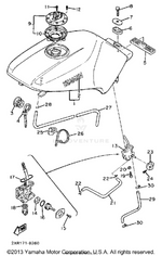 Yamaha parts diagram for 2W6-24512-00-00 - Ref #17