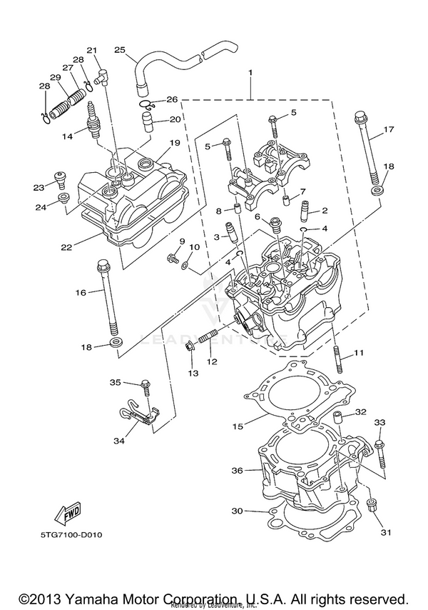 Yamaha parts diagram for 90179-06500-00 - Ref #31