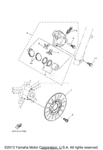 Yamaha parts diagram for 3XG-W0045-09-00 - Ref #10