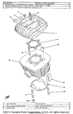 Yamaha parts diagram for 2K7-11351-01-00 - Ref #9