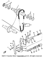 Yamaha parts diagram for 341-12232-01-00 - Ref #15