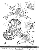 Yamaha parts diagram for 371-25367-00-00 - Ref #33