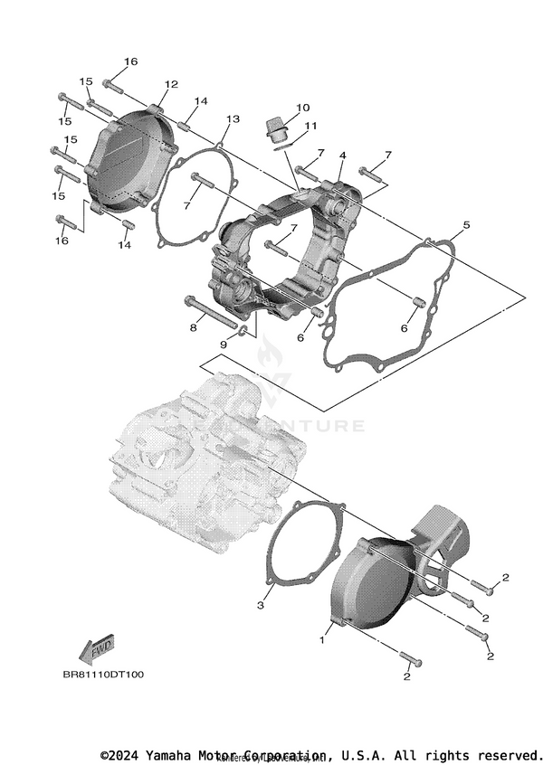 Yamaha parts diagram for 5PA-15451-00-00 - Ref #3