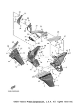 Yamaha parts diagram for 90269-06021-00 - Ref #36