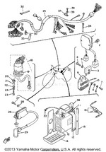 Yamaha parts diagram for 437-82516-00-00 - Ref #21
