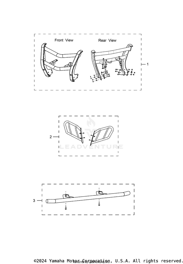 Yamaha parts diagram for 2PG-F84L0-T0-00 - Ref #2
