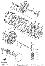 Yamaha parts diagram for 90501-20644-00