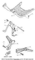 Yamaha parts diagram for 90240-08X00-00 - Ref #3